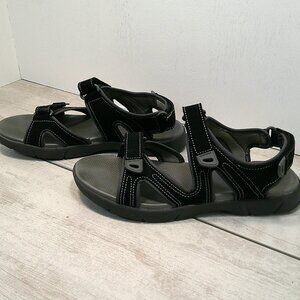 Khombu Evelyn Athletic Hiking Sandals Women's Comfort Walking Size 9M Black